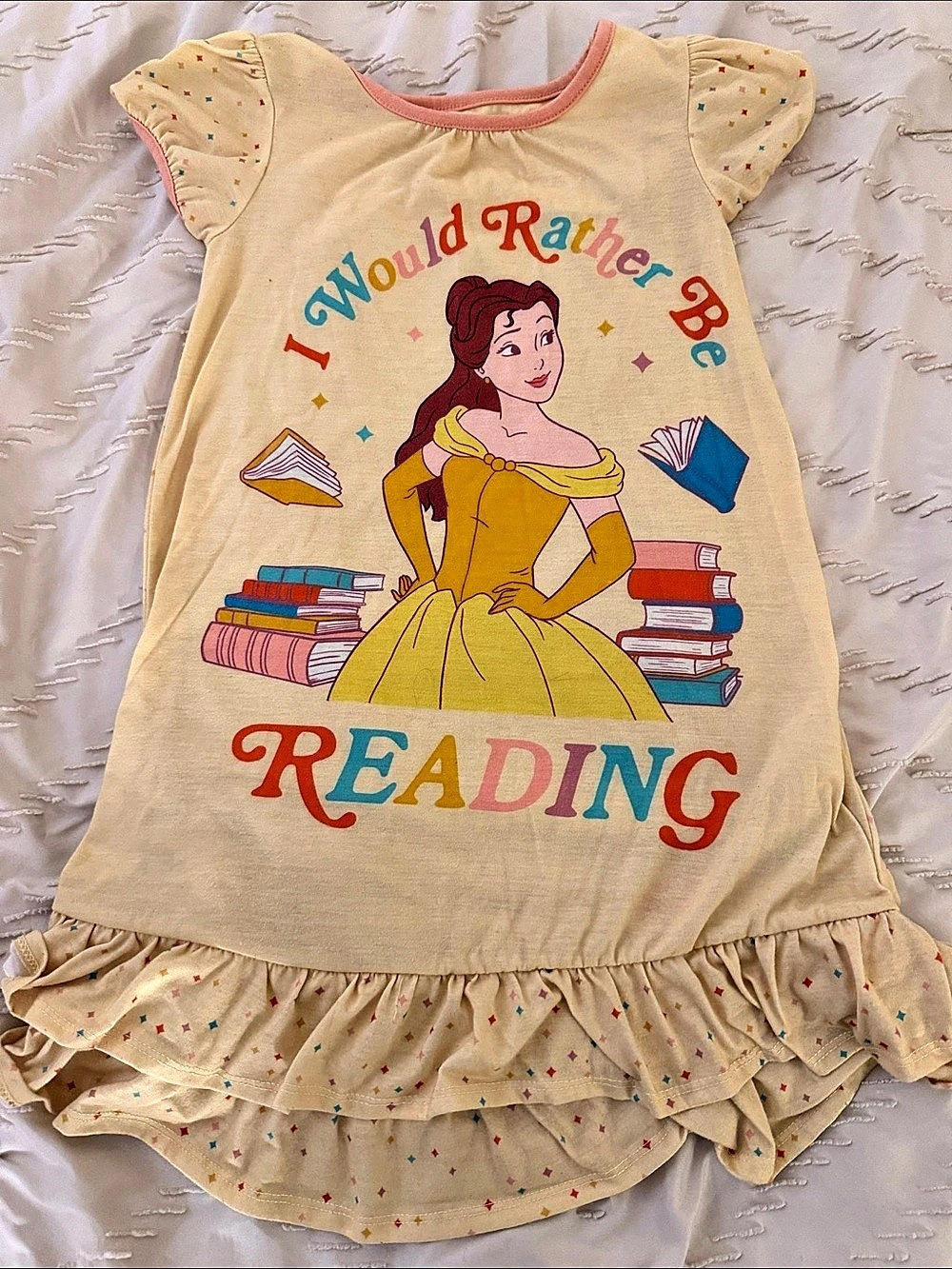 Disney Beauty and the Beast Reading Night Gown